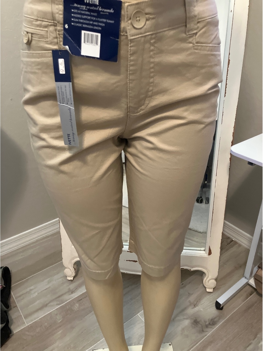 NWT Bandolino Ivette Tummy Control Bermuda Shorts for Women